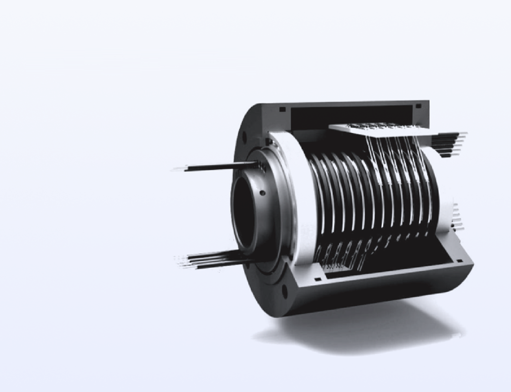 Pirox slip-ring data transmission detail